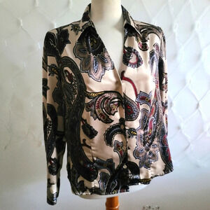 °East 5th Blouse • Paisley Print • Size 14